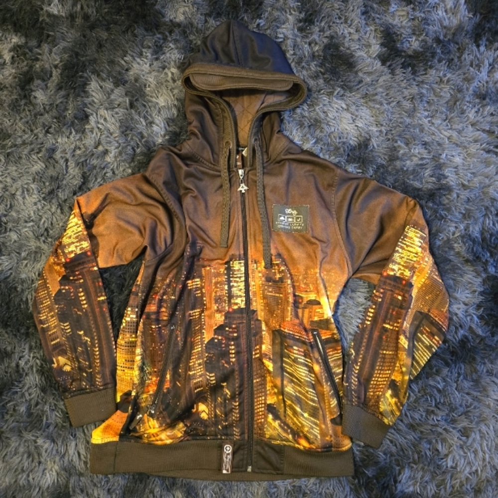 LRG Lifted Research Group Hoodie with Visor M